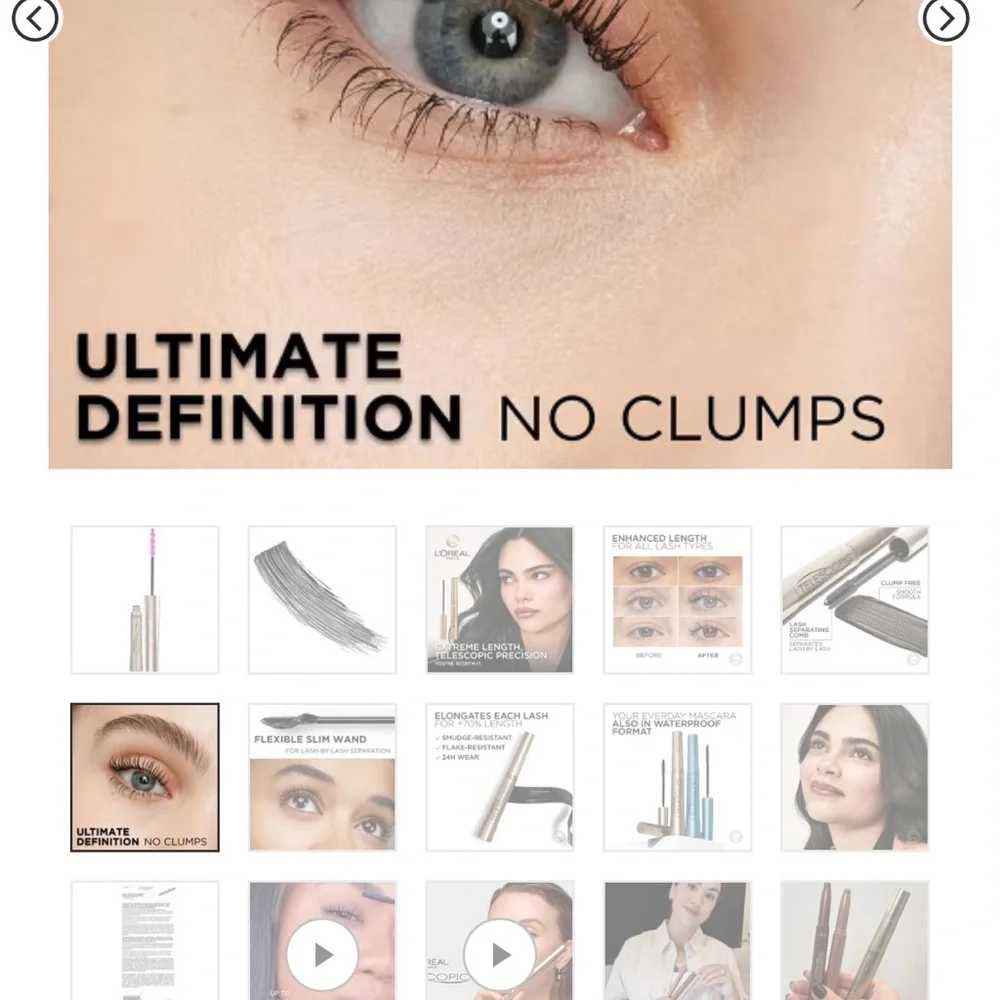 🦋 L'Oreal Telescopic Original Mascara - Black New FullSz